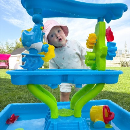 Veelaud 4 in 1 Sandbox Waterfall XL 4-Level Dolphin