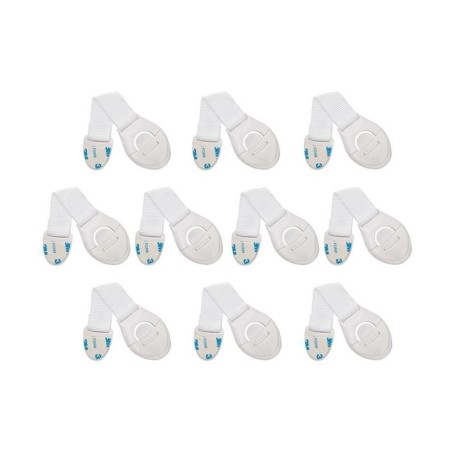 Turvalisus - lukk kappidele 10 tk. valge