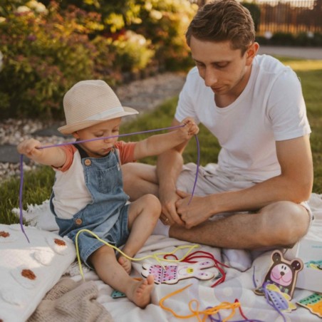 Puidust pits 5-in-1 loomad keermestamiseks