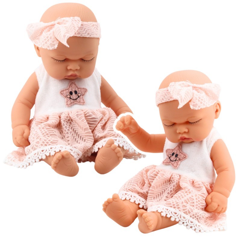 Sleeping Baby Doll Roosa pitskleit tähepeapaelaga