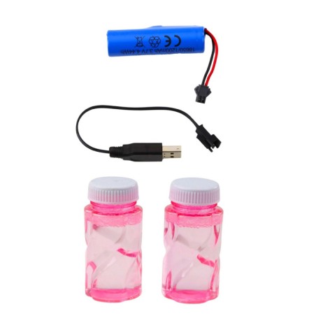 Suur elektriline mullipüstol, 64 auguga roosa