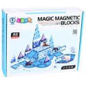 Magnetplokid Jäämaa Loomafiguurid Sinine 44 tk.
