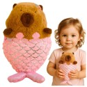 Pehme mänguasi Capybara Mermaid Roosa 28cm
