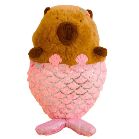 Pehme mänguasi Capybara Mermaid Roosa 28cm
