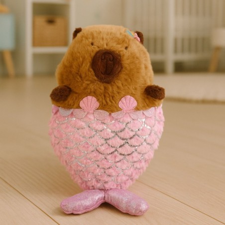 Pehme mänguasi Capybara Mermaid Roosa 28cm