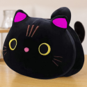 Pehme kaisukas kaisu, must kass 18cm