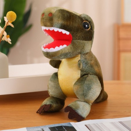 Pehme mänguasi dinosaurus Rohelise tekstuuriga nahaga kaisumänguasi, 32 cm