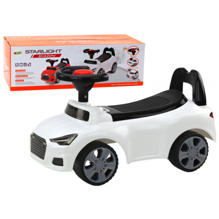 Autosõit seljatoega QX-3396 sarvehoidik, valge