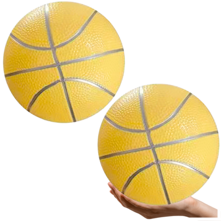 Pastellkollane pehme kummist pall 8 tolli 20 cm