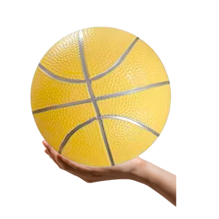 Pastellkollane pehme kummist pall 8 tolli 20 cm