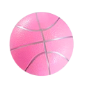 Pastelne Heleroosa Kummist pall 20cm