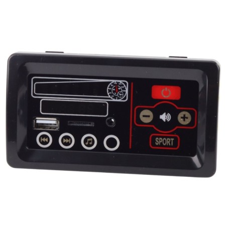 Akutoitel sõiduki muusikapaneel – 12V