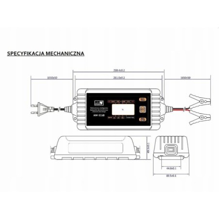 Intelligentne akulaadija 12V / 24V MW-SC4B