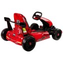 Punane ämblik elektriline go-kart