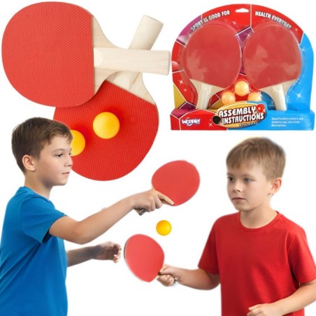 Lauatennise reketite komplekt + 3 palli