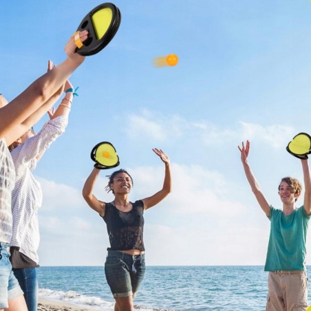 Catch Ball Throw Catch arkaadmäng kahele 2 aeru + 4 palliga