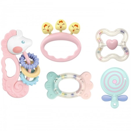 WOOPIE BABY sensoorsete kõristite ja närimismänguasjade komplekt