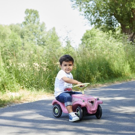 BIG Bobby Car klassikaline lilleline roosa tõukeauto