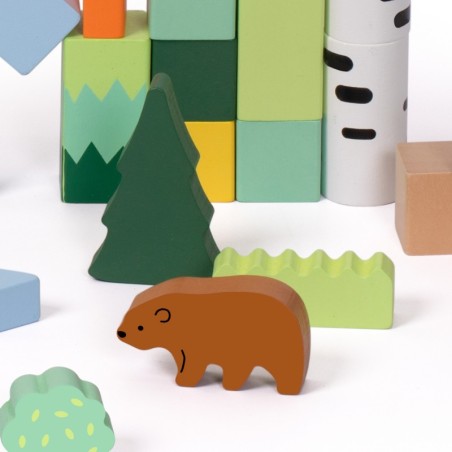 CLASSIC WORLD Puitklotside komplekt Forest World 50 tk.
