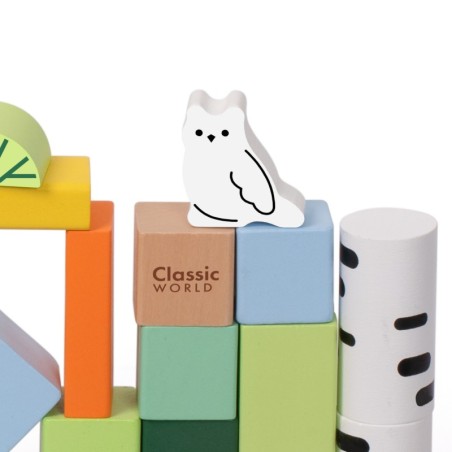 CLASSIC WORLD Puitklotside komplekt Forest World 50 tk.