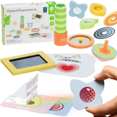 CLASSIC WORLD Optical Experiments Sensory Set Senses Training 16 tk.