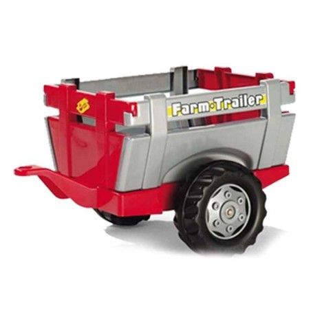 Rolly Toys RollyJunior RT - Pedaaltraktor haagisega Junior 3-8 aastat kuni 50kg