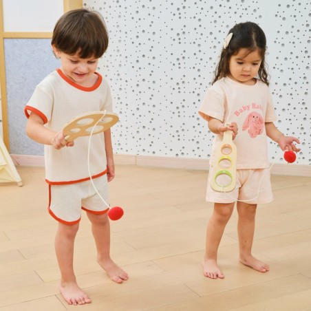 VIGA puidust Catch the Ball tabamisaeru komplekt