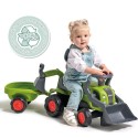 FALK Baby Claasi sõidutraktor koos ekskavaatori, kopa ja haagisega