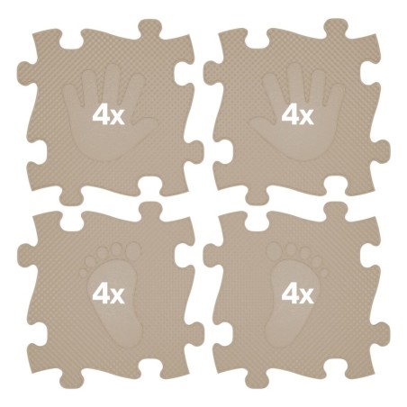 Sensoorne matt, ortopeediline pusle kätele ja jalgadele, 16 tükki – beež