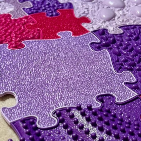 Sensoorne matt ortopeediline pusle, 11 tükki – roosa/lilla