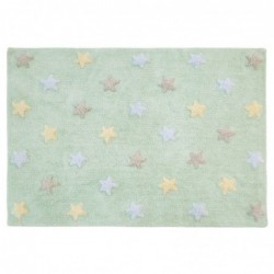 Pestav vaip Tricolor Star Soft/Mint 120 x 160 cm