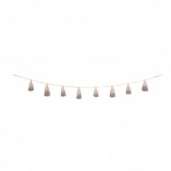 Pom Pom vanik Tie-Dye Wood Rose