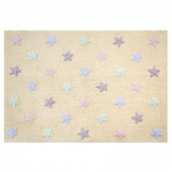 Pestav vaip Tricolor Star Vanilla 120 x 160 cm