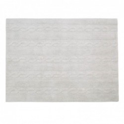 Pestav vaip Trenzas Pearl Soft Grey 120x160 cm