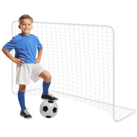 ENERO JALGPALLIVÄRAV VÕRGUGA 182x122x61cm VALGE