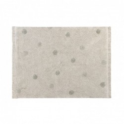 Pestav vaip Hippy Dots Natural Olive 120x160 cm