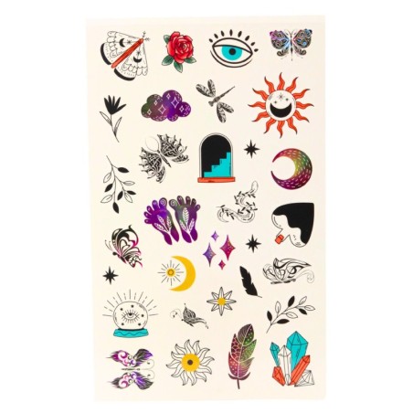 60 lilletätoveeringu komplekt lastele