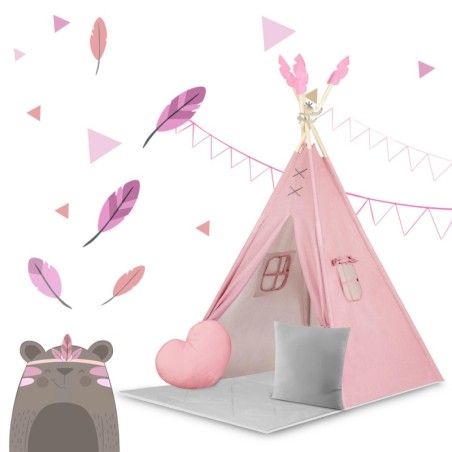 Teepee telk lastele NK-406 Nukido - roosa
