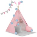 Teepee telk lastele NK-406 Nukido - roosa