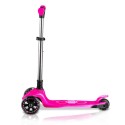 Kolmerattaline tõukeratas lastele, pimedas helendavate ratastega, Ricokids Jelly - roosa