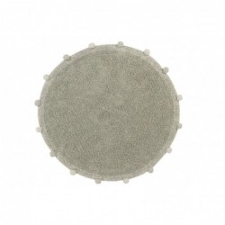 Pestav vaip Bubbly Olive Natural Ø120