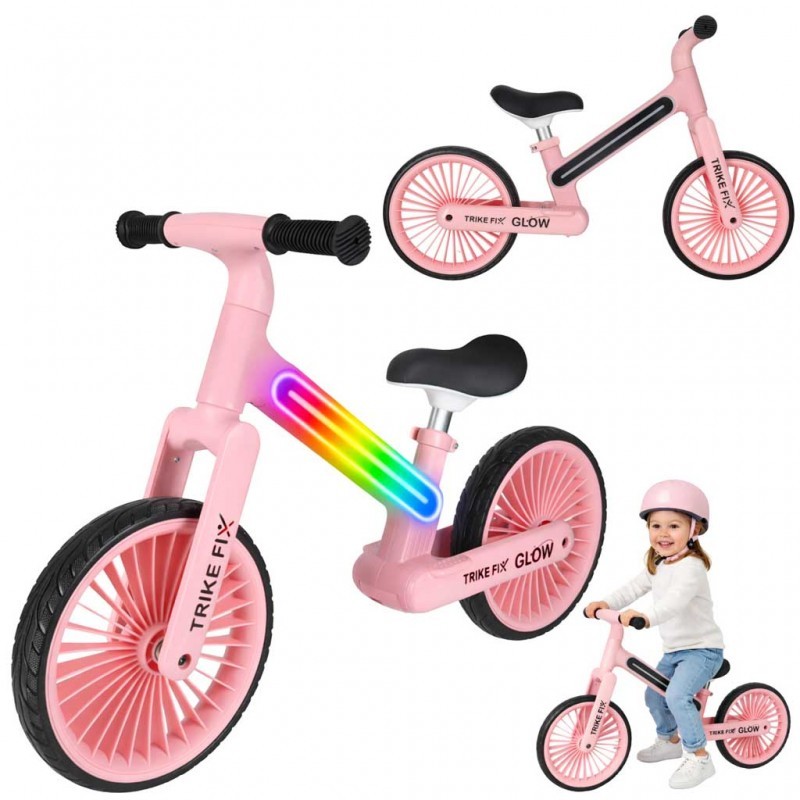 Trike Fix Glow LED jooksuratas roosa
