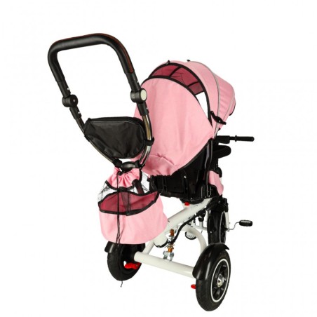 Trike Fix V3 kolmerattaline jalgratas 3in1 jalgratas 360 pöörlev vaba ratas roosa