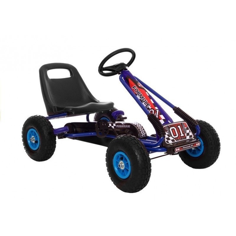 A-15 gokart sinised pumpratastega