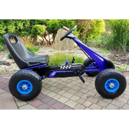 A-15 gokart sinised pumpratastega