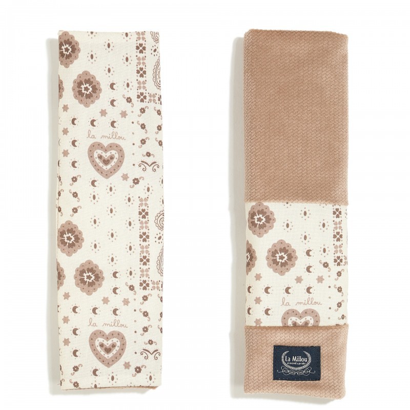 Turvavöö kate Cotton Velvet BANDANA CREAM