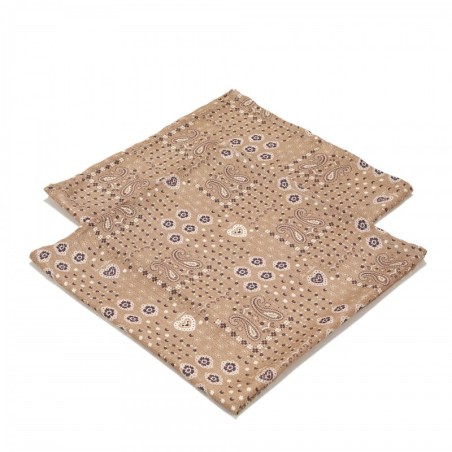 Bambusest ruudukujuline komplekt MOCCA BANDANA