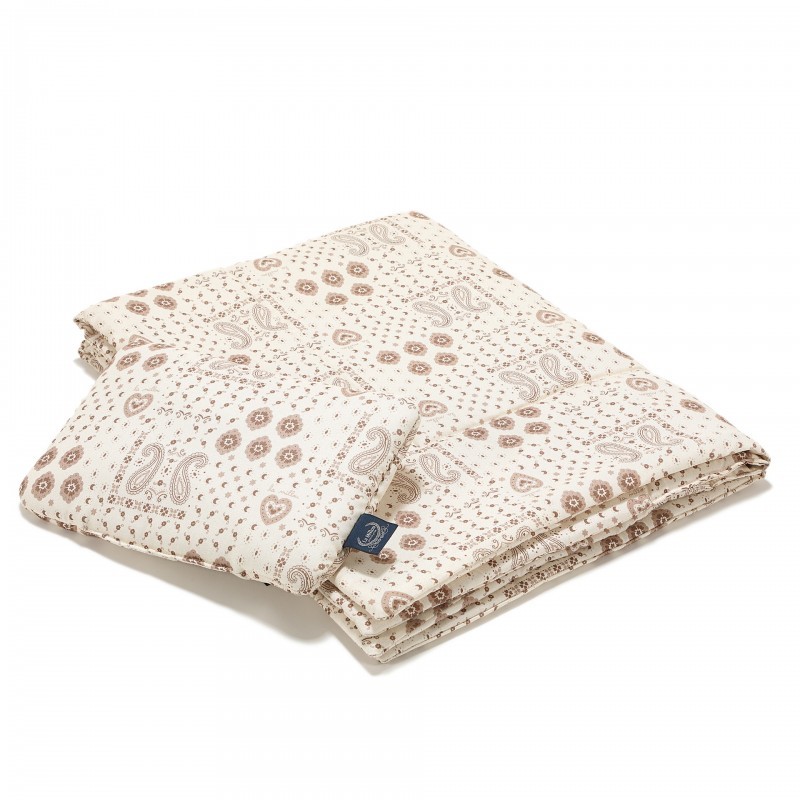 Bambusest voodipesukomplekt BANDANA CREAM