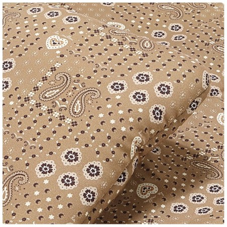 Bambusest voodipesukomplekt BANDANA MOCCA