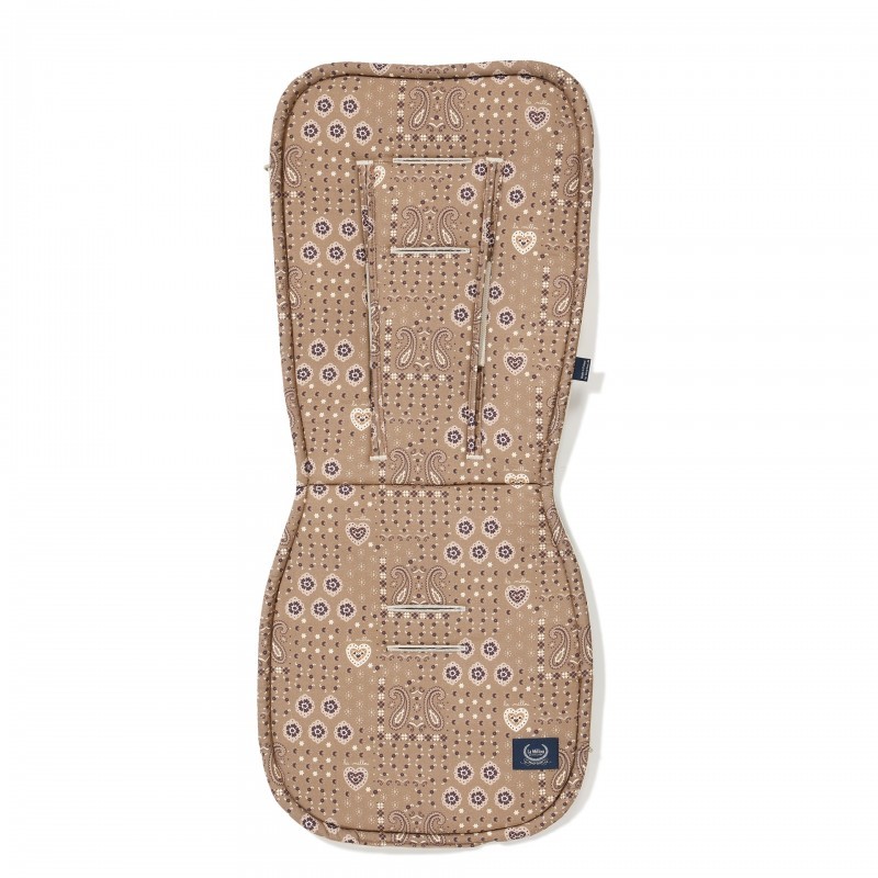 Jalutuskäru istmevooder Puuvillane Velvet Multi BANDANA MOCCA